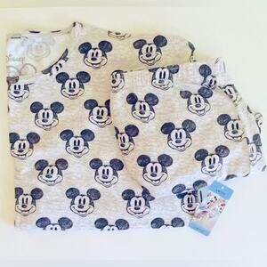 Disney 100 Mickey Mouse Ladies Pajamas Shorts Shirt Short Set Lounge